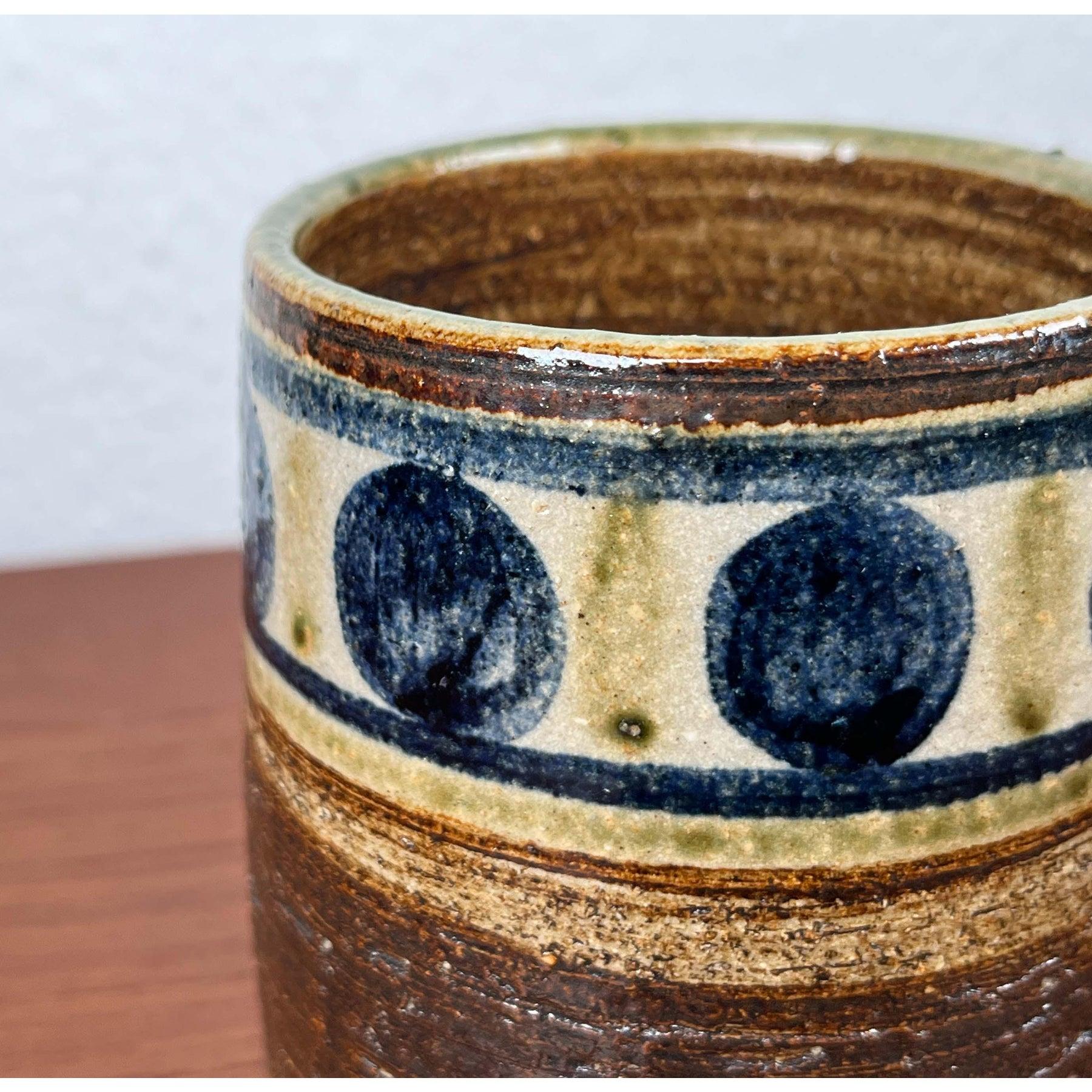 Mug en poterie danoise Studio Pottery du milieu du siècle dernier de Kingo Keramik, années 1960 en vente 2