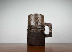 Mid-Century Modern Danish Studio Pottery Mug Vase from Robert Rob Bentsen, 1960s