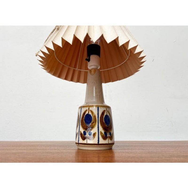 Lámpara de sobremesa danesa de cerámica Studio Pottery de mediados de siglo Michael Andersen, años 60 en venta 5