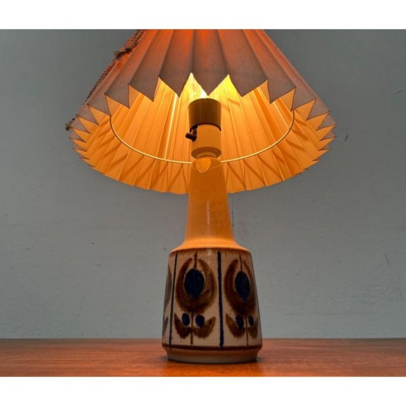 Lámpara de sobremesa danesa de cerámica Studio Pottery de mediados de siglo Michael Andersen, años 60 Danés en venta
