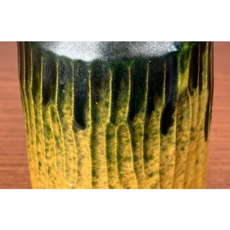 Vaso in studio danese moderno di metà secolo di Ernst Pottery, Faxe, anni '60 in vendita 1