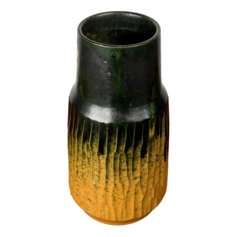 Vaso in studio danese moderno di metà secolo di Ernst Pottery, Faxe, anni '60 in vendita