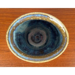 Mid-Century Modern Danish Studio Pottery Vase from Linder Stentøj, 1960s