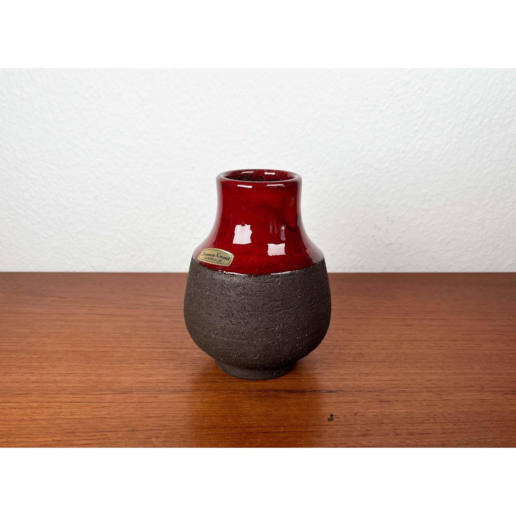 Vase en Studio Pottery danois moderne du milieu du siècle de Lovemose, années 1960 en vente 4