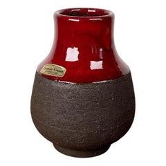 Moderne dänische Studio Pottery Vase aus der Jahrhundertmitte von Lovemose, 1960er Jahre