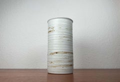 Jarrón de Studio Pottery danés moderno de mediados de siglo Pottestuen Keramik Frederikshavn