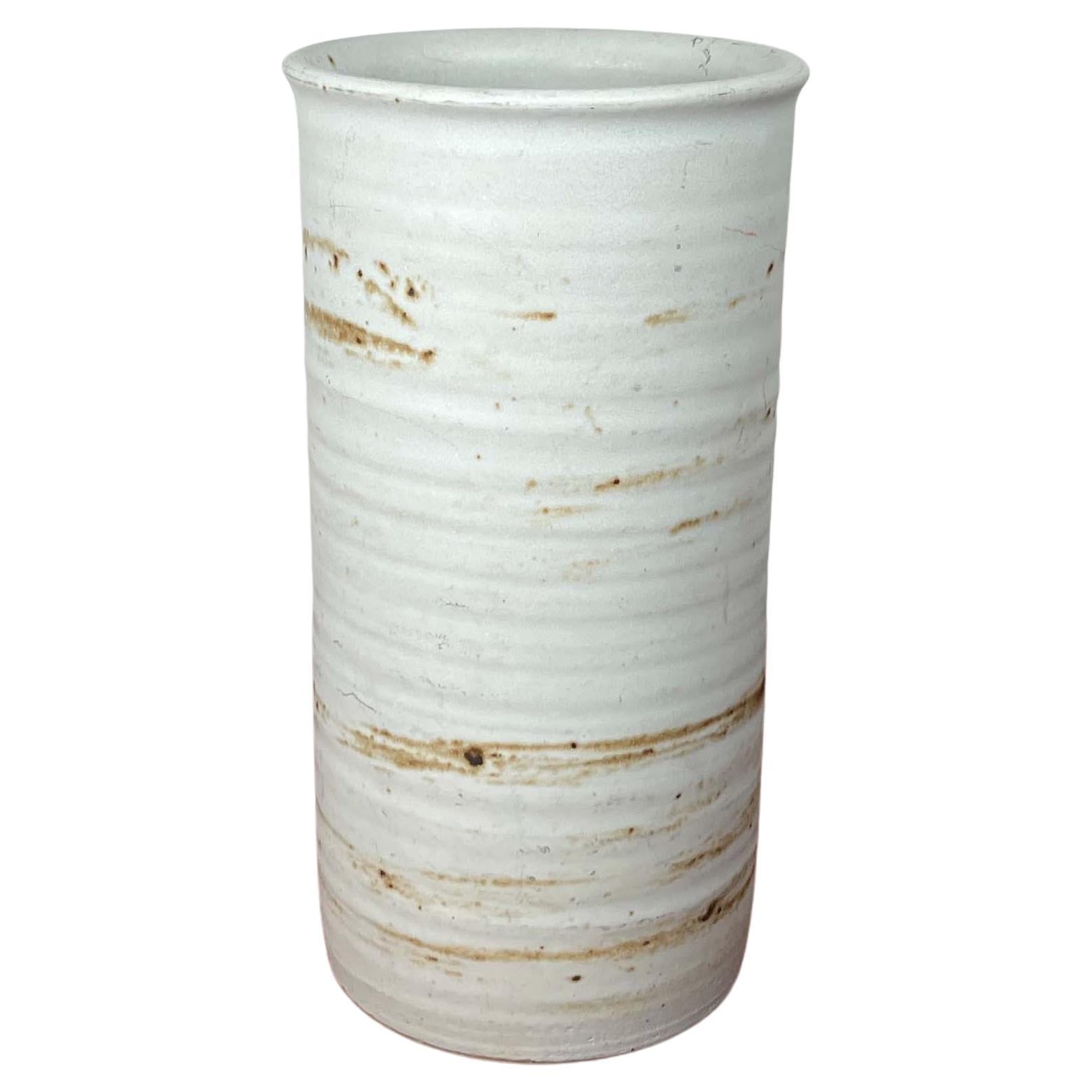 Mid-Century Modern Danish Studio Pottery Vase Pottestuen Keramik Frederikshavn For Sale