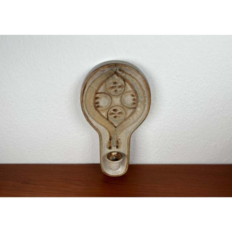 Candelabro de pared danés moderno de mediados de siglo de Studio Pottery de Søholm, años 60 en venta 1