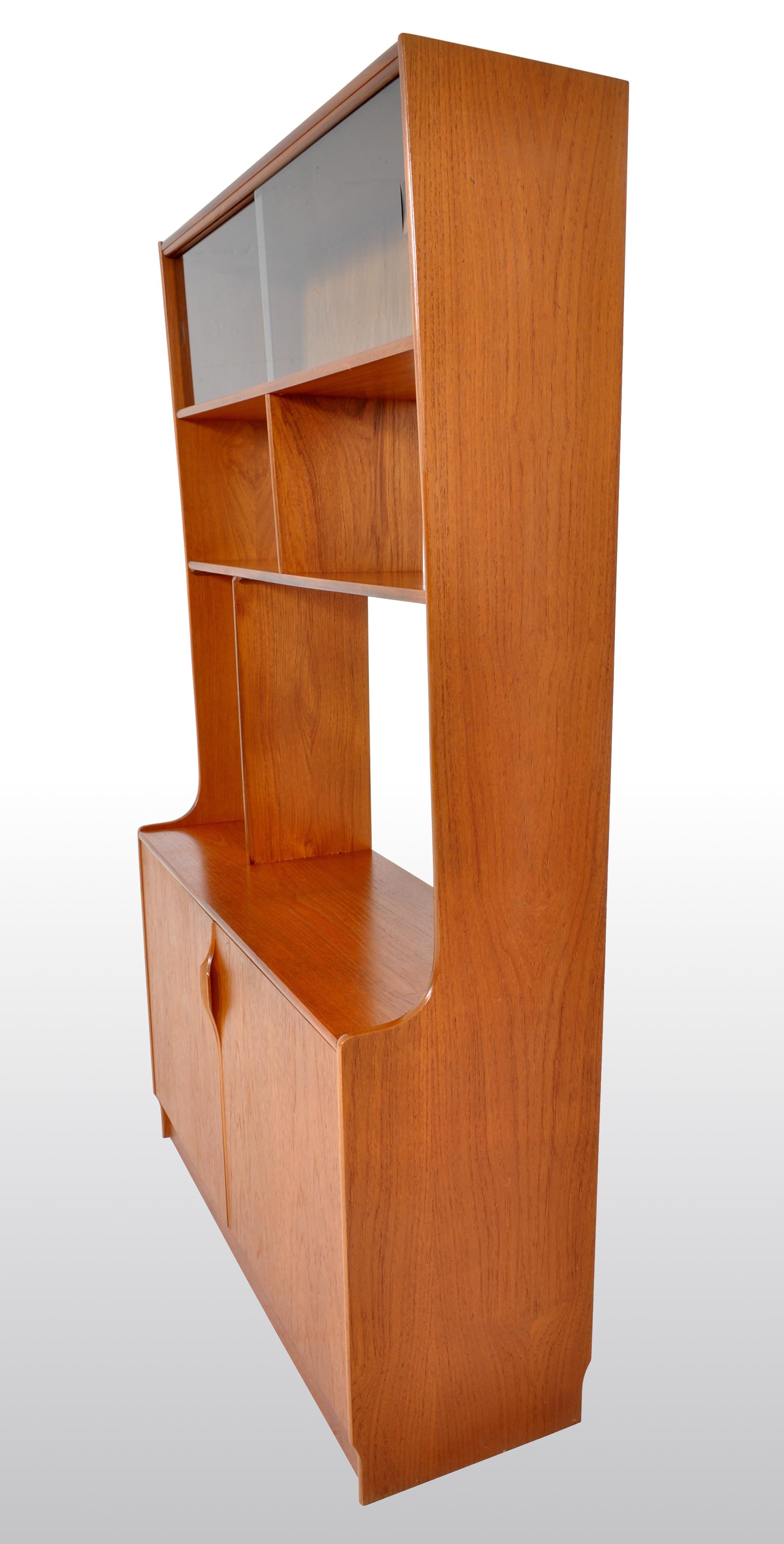 Mid-Century Modern Danish Style Bookcase / Wall Unit / in Teak by S Form, 1960s 4