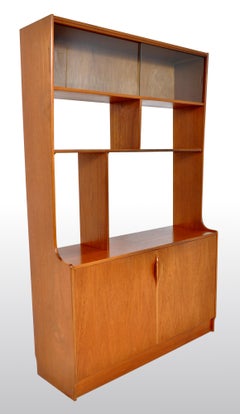 Mid-Century Modern Danish Style Bookcase / Wall Unit / in Teak by S Form, 1960s