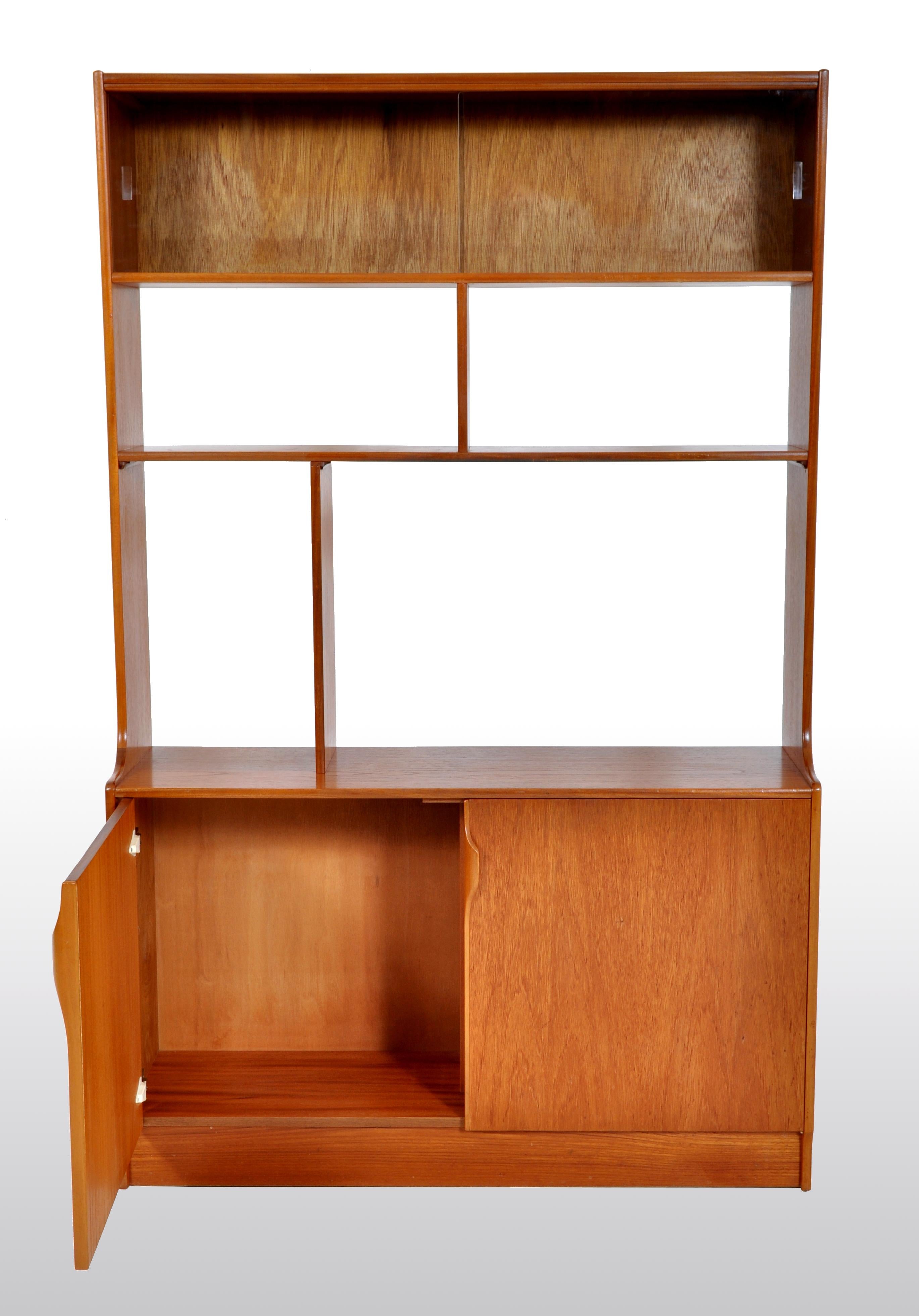 20th Century Mid-Century Modern Danish Style Bookcase / Wall Unit / in Teak by S Form, 1960s