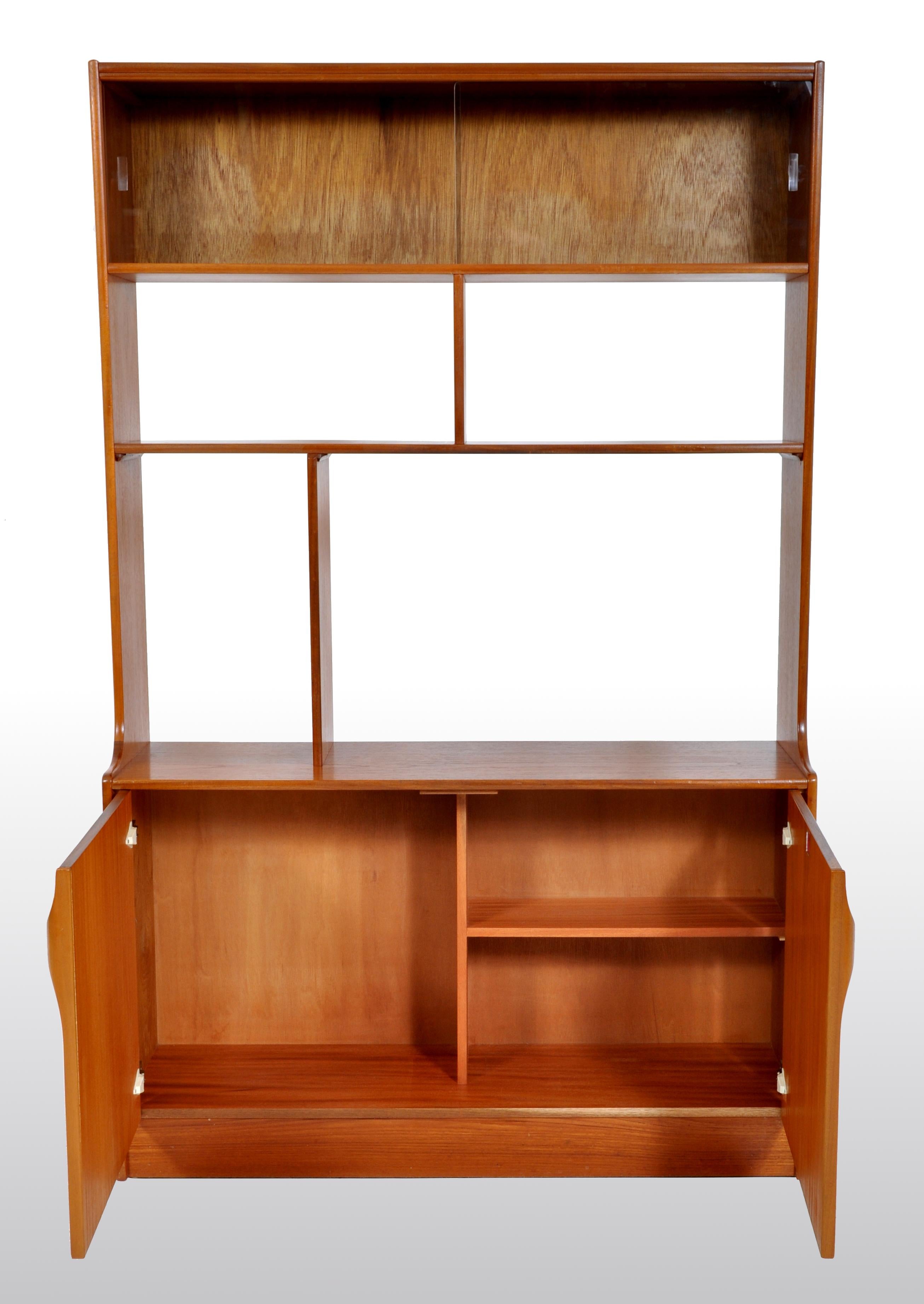 Mid-Century Modern Danish Style Bookcase / Wall Unit / in Teak by S Form, 1960s 2