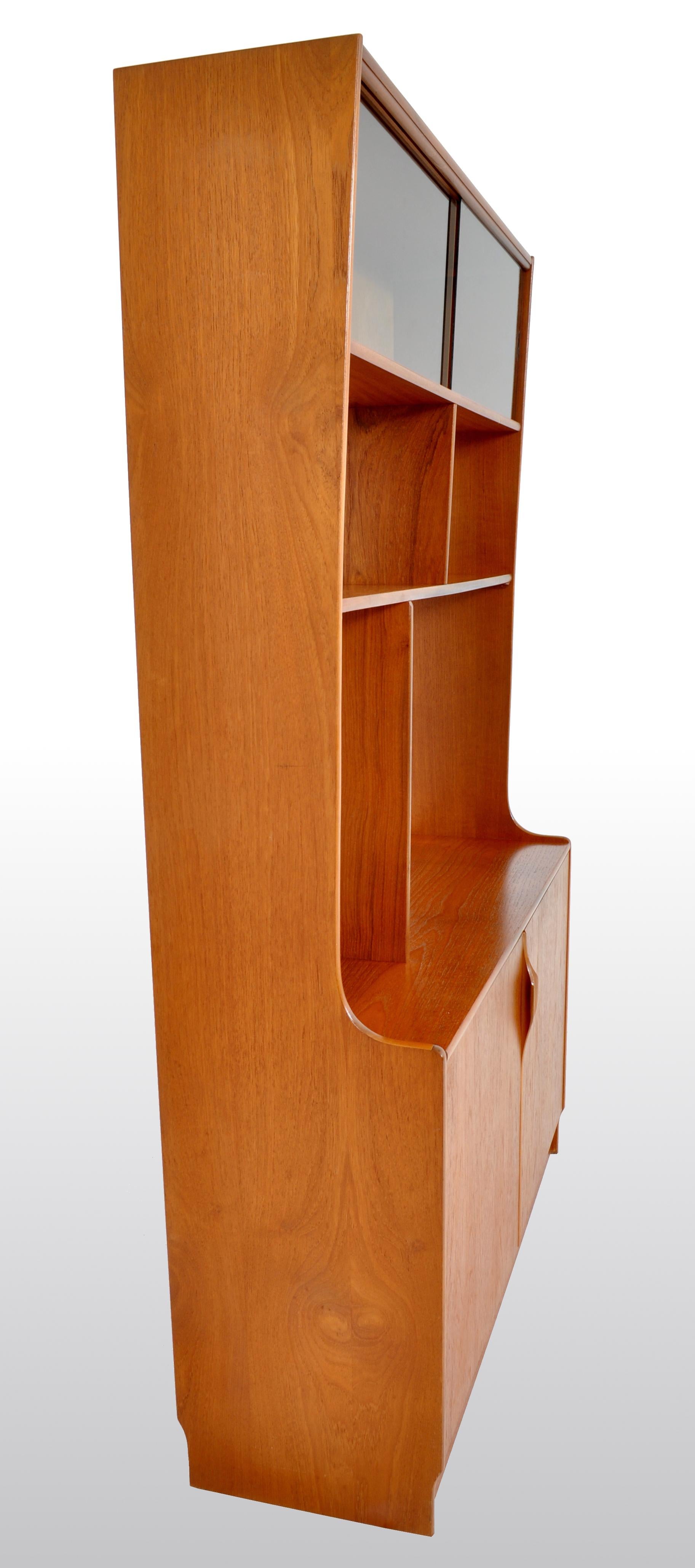 Mid-Century Modern Danish Style Bookcase / Wall Unit / in Teak by S Form, 1960s 3