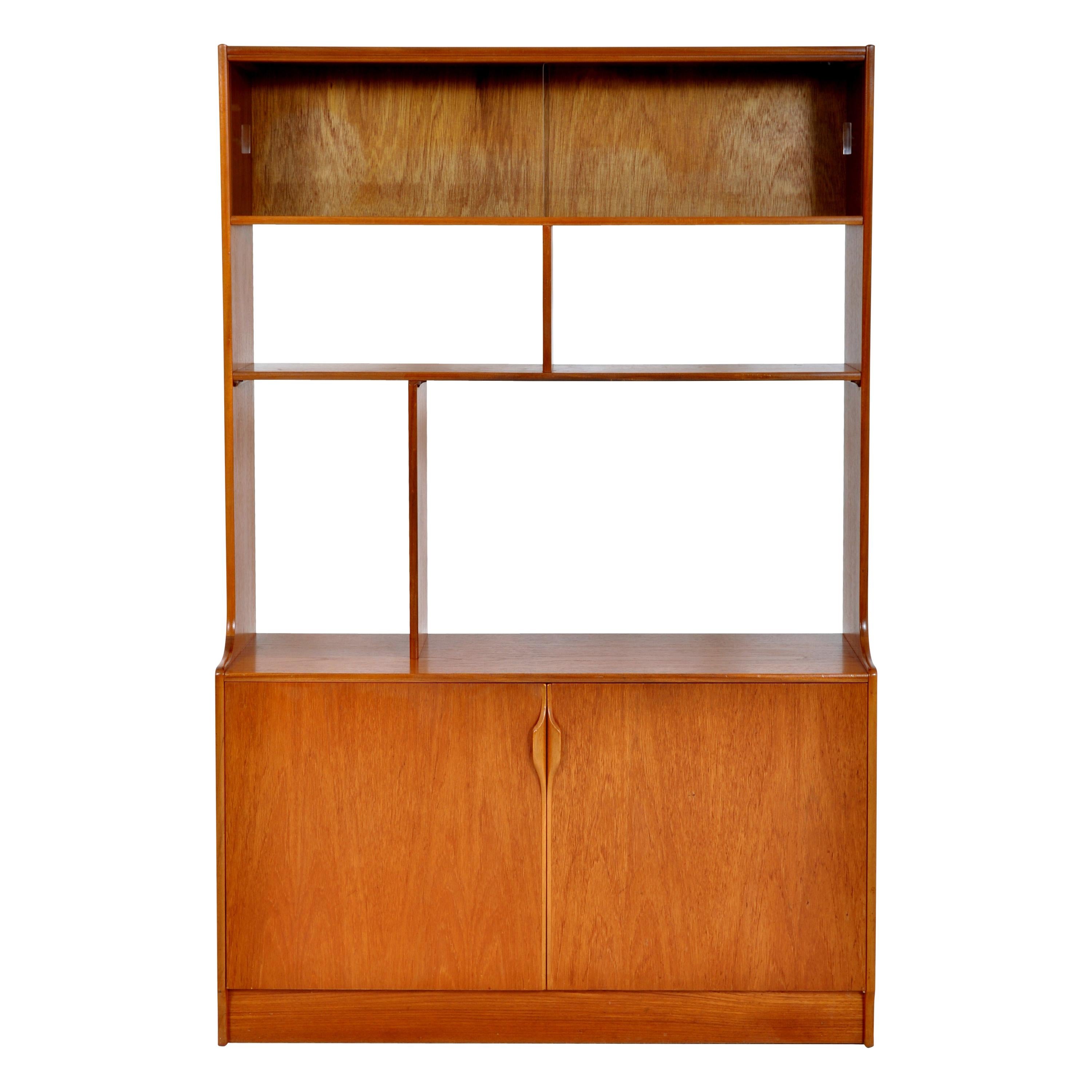 Mid-Century Modern Danish Style Bookcase / Wall Unit / in Teak by S Form, 1960s