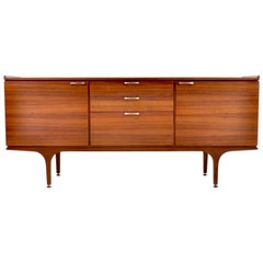 Mid-Century Modern Danish Style Credenza in Walnut, 1960s