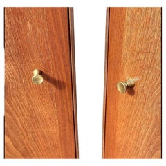 Mid-Century Modern Danish Style Nightstands in Walnut
