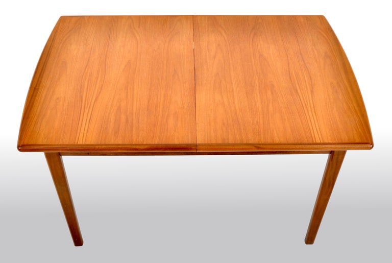 Mid-Century Modern Danish Style Teak Butterfly Leaf Dining ...
