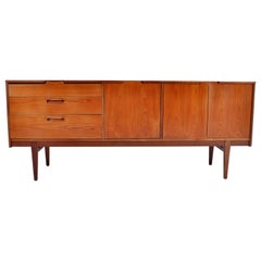 Mid-Century Modern Danish Style Teak Credenza by Nathan Furniture, 1960s