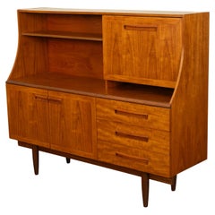 Mid Century Modern Danish Style Teak Credenza Bar Sideboard Buffet G Plan 1960s