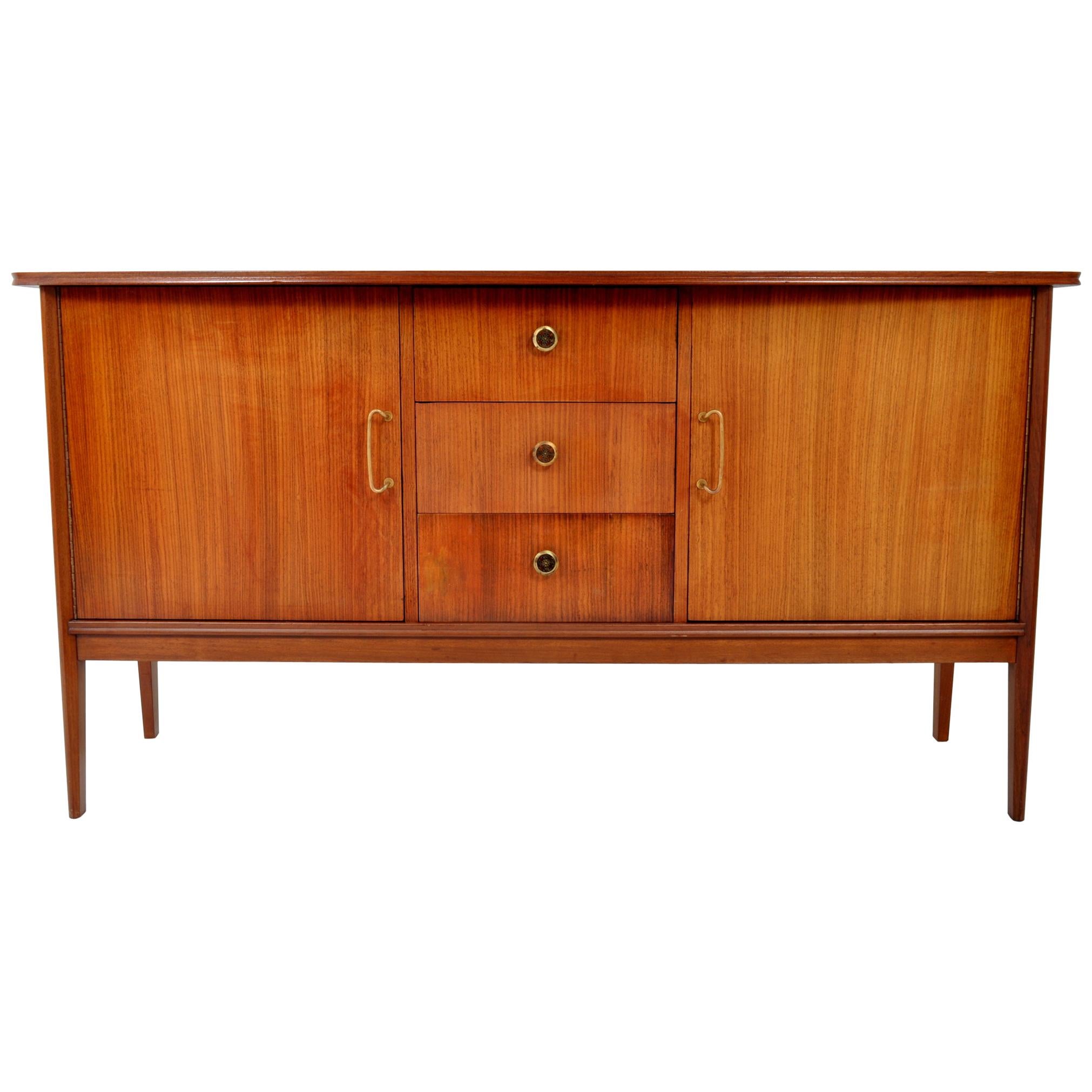 Mid-Century Modern Danish Style Teak Credenza by Vanson, 1960s