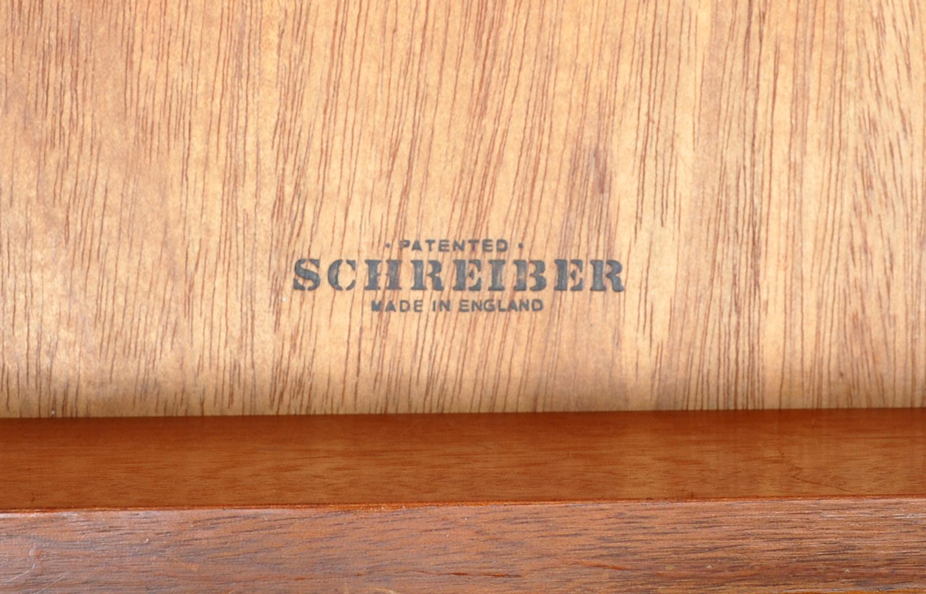 Mid-Century Modern Danish Style Teak Credenza Sideboard by Schreiber, 1960s 1