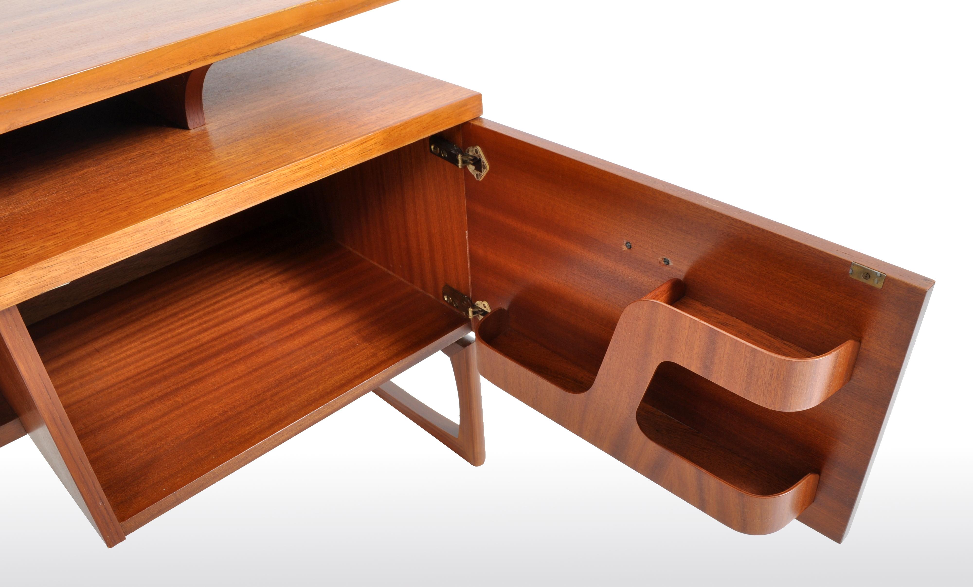 Mid-Century Modern Danish Style Teak Desk by Ib Kofod-Larsen for G Plan, 1960s 2
