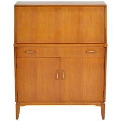 Vintage Mid-Century Modern Danish Style Teak Secretary Desk/Cabinet by Lebus Furniture