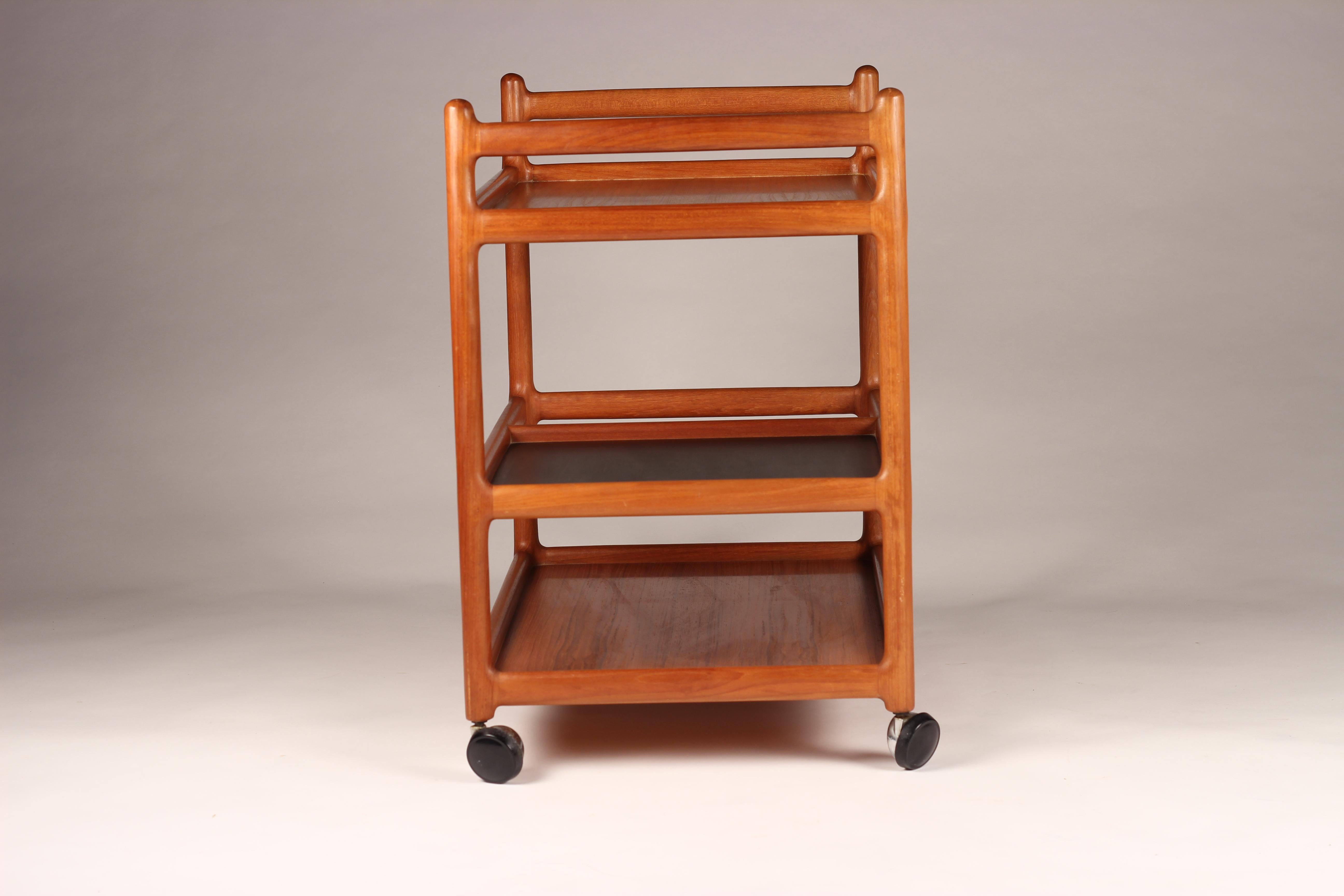 scandinavian bar cart