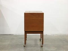 Mid-Century Modern Danish Teak Bar Cart