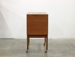 Mid-Century Modern Danish Teak Bar Cart