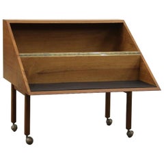 Mid-Century Modern Danish Teak Bar Cart
