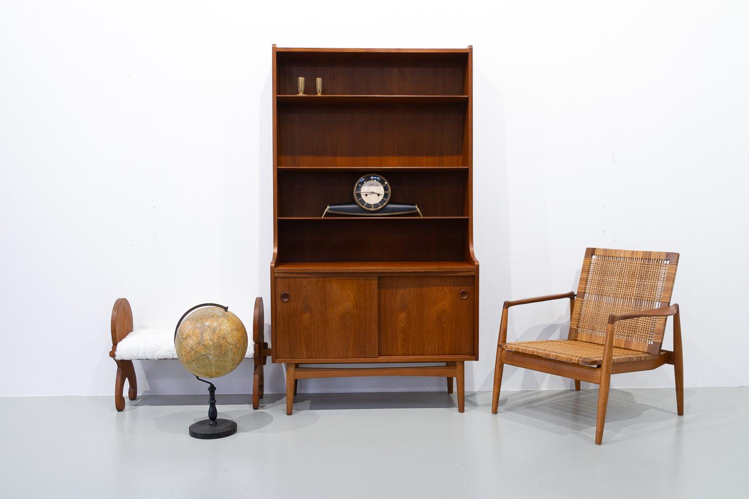 Mid-Century Modern Danish Teak Bookcase by Johannes Sorth for Nexø, 1960s. 7