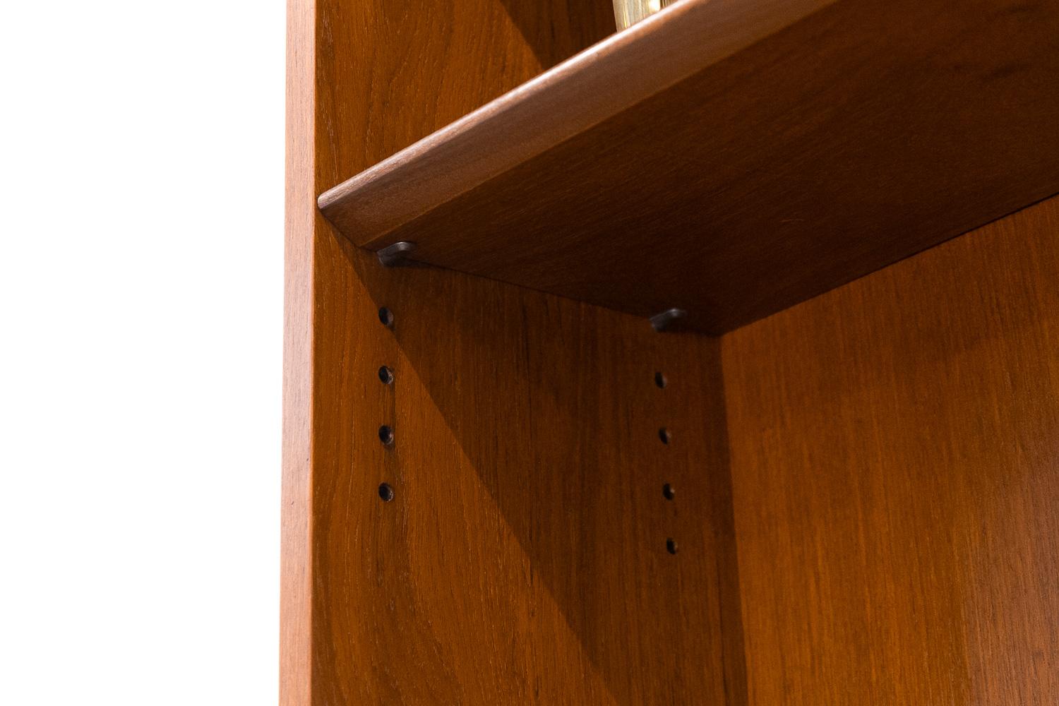 Mid-Century Modern Danish Teak Bookcase by Johannes Sorth for Nexø, 1960s. 12