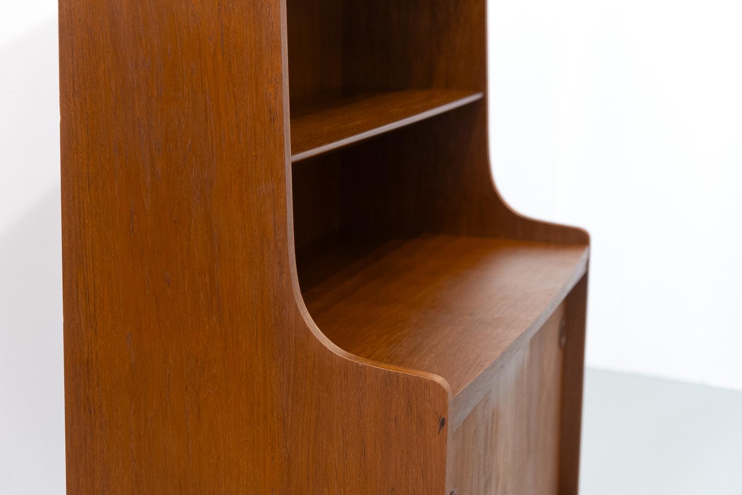 Mid-20th Century Mid-Century Modern Danish Teak Bookcase by Johannes Sorth for Nexø, 1960s.