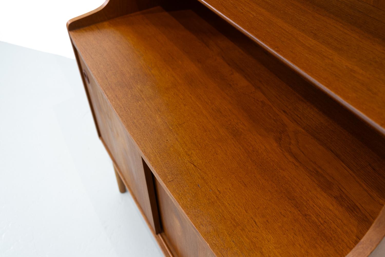 Mid-Century Modern Danish Teak Bookcase by Johannes Sorth for Nexø, 1960s. 3