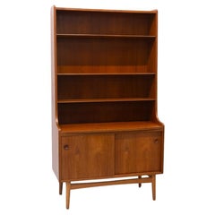 Mid-Century Modern Danish Teak Bookcase by Johannes Sorth for Nexø, 1960s.