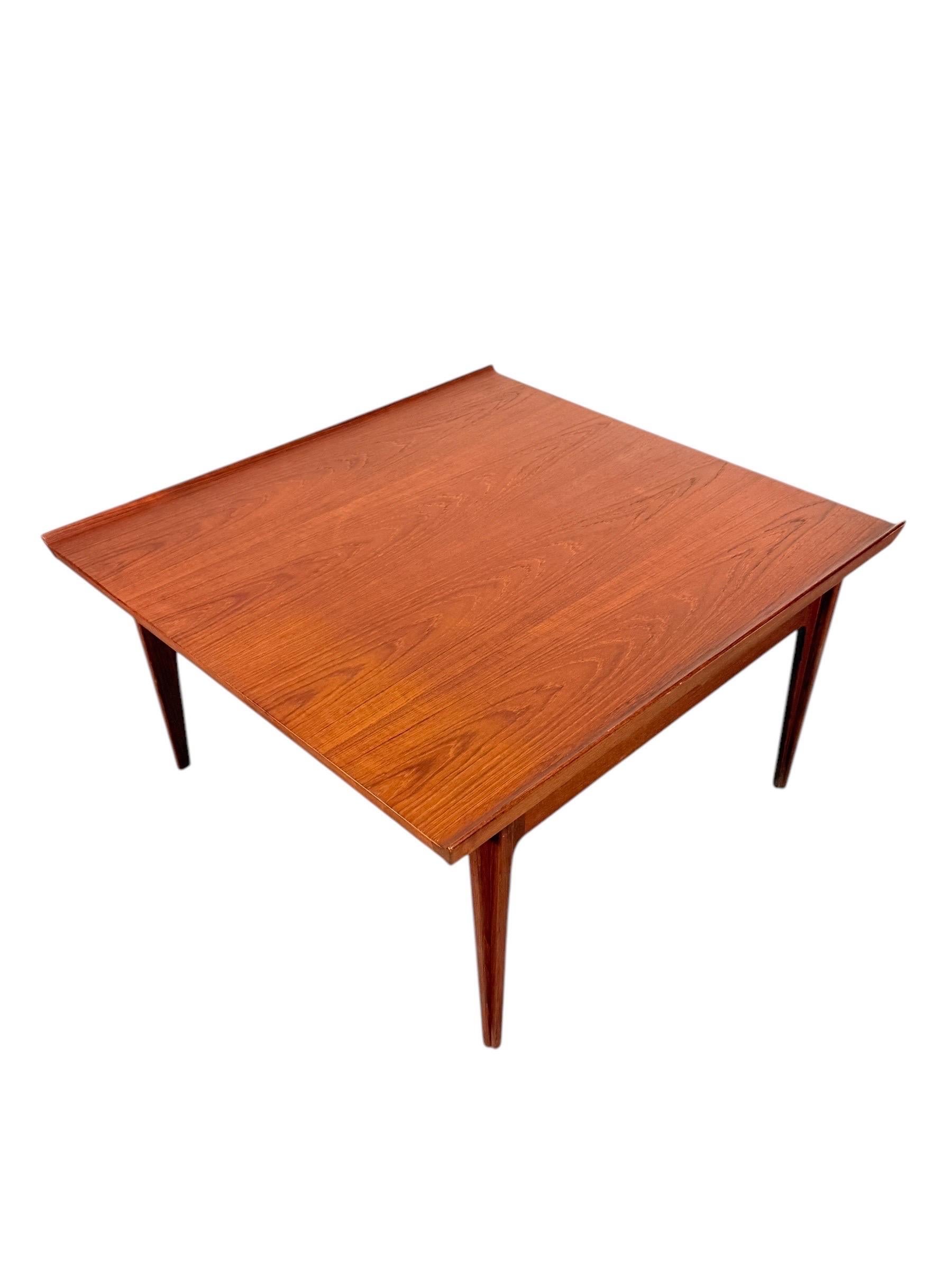 Mid-Century Modern Danish Teak Coffee Table by Finn Juhl for John Stuart 6