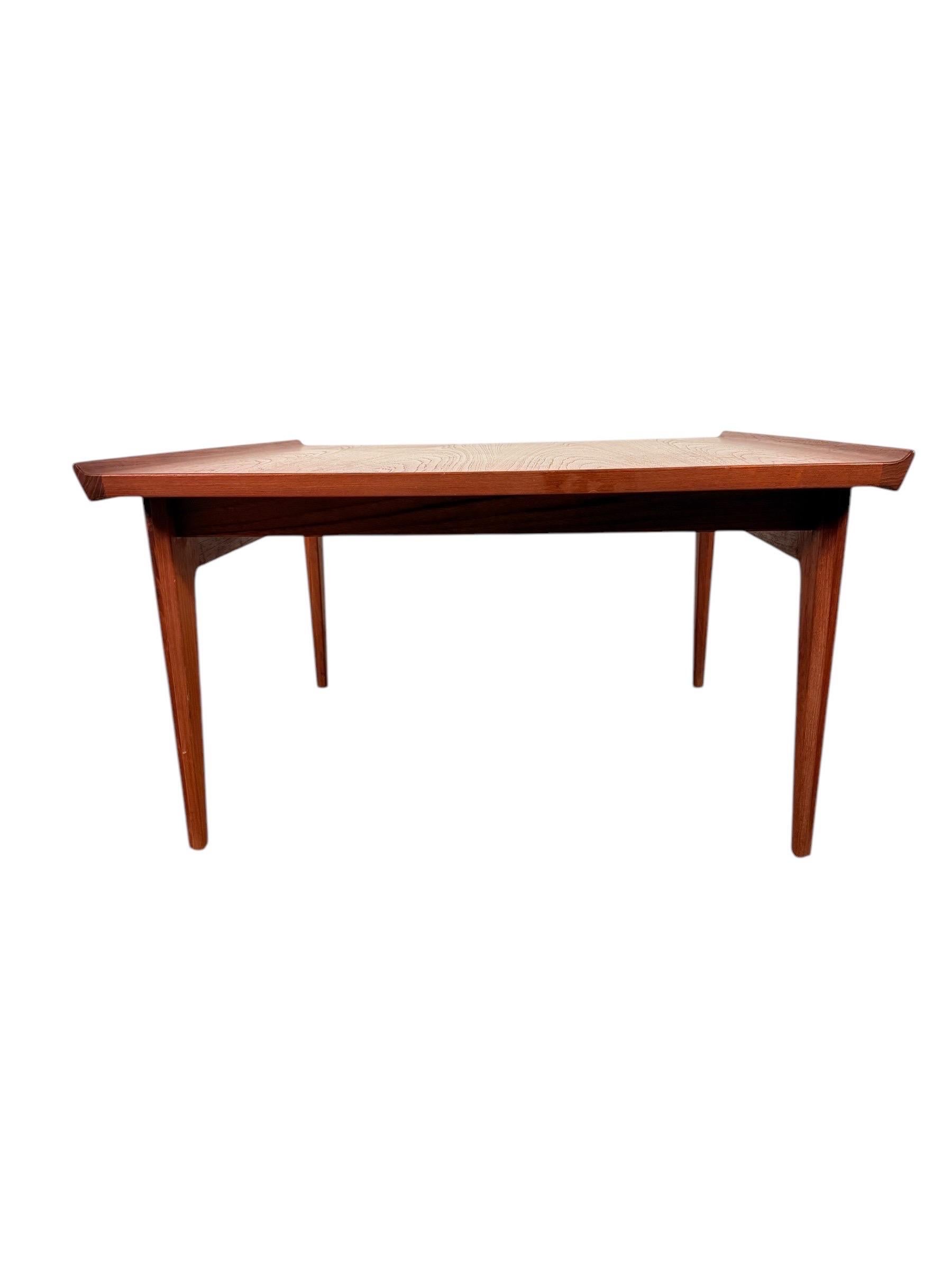 Mid-Century Modern Danish Teak Coffee Table by Finn Juhl for John Stuart 3