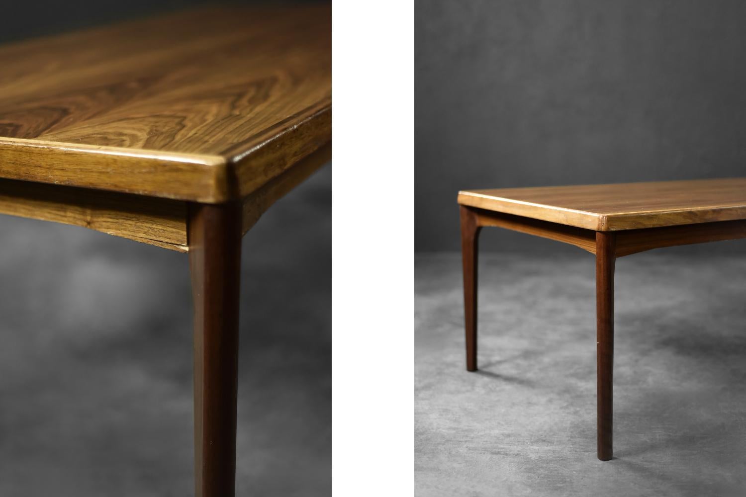 Table basse danoise moderne du milieu du siècle en teck par H. Kjærnulf pour Vejle Møbelfabrik en vente 4