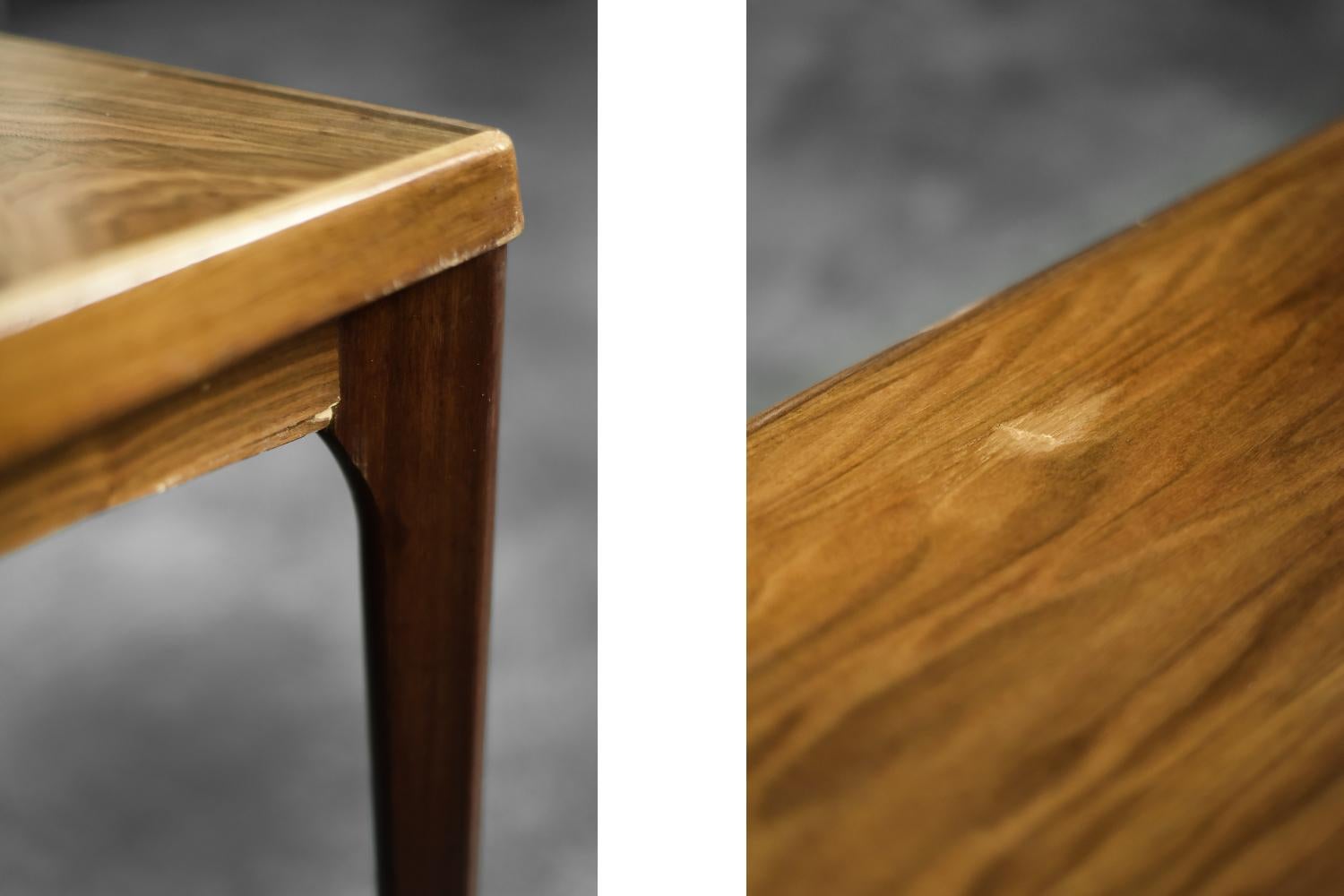 Table basse danoise moderne du milieu du siècle en teck par H. Kjærnulf pour Vejle Møbelfabrik en vente 5
