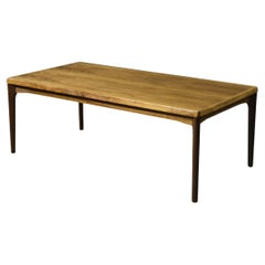 Mid-Century Modern Danish Teak Coffee Table by H. Kjærnulf for Vejle Møbelfabrik