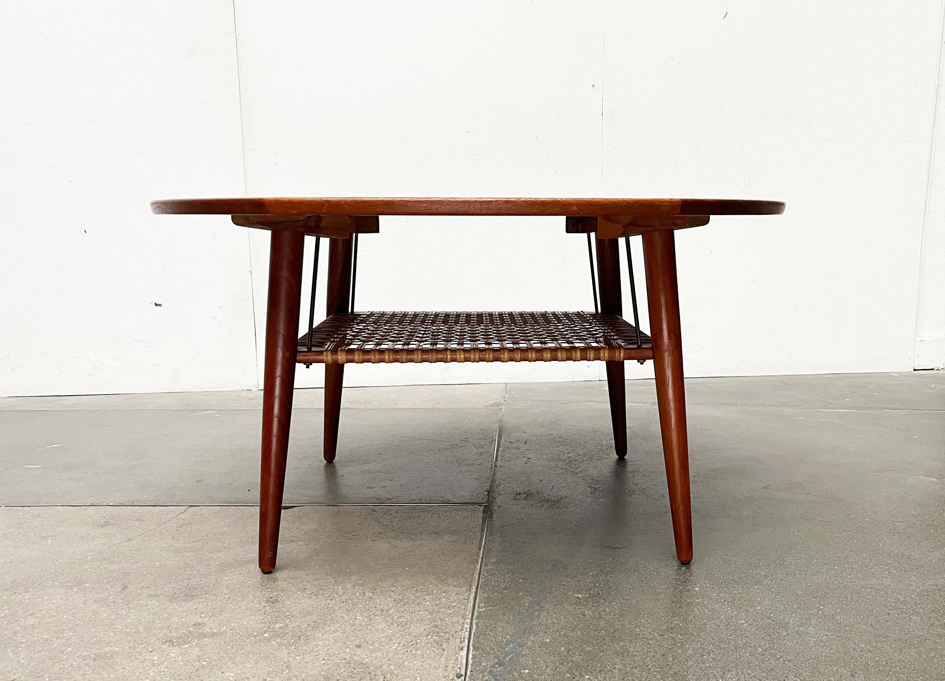 Mid-Century moderno Tavolino da caffè in teak danese moderno di metà secolo, anni '60 in vendita