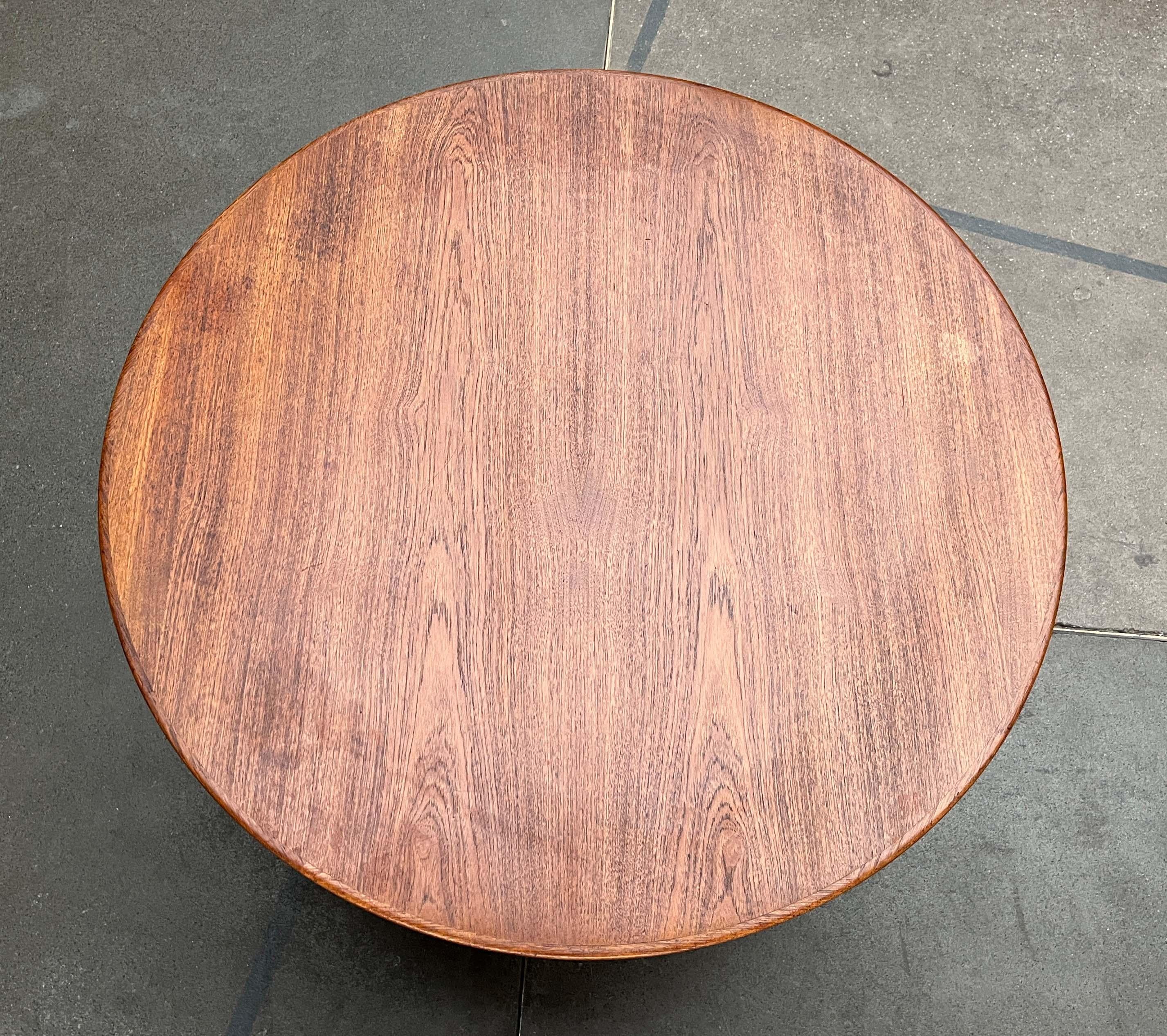 Tavolino da caffè in teak danese moderno di metà secolo, anni '60 In condizioni buone in vendita a Hamburg, DE