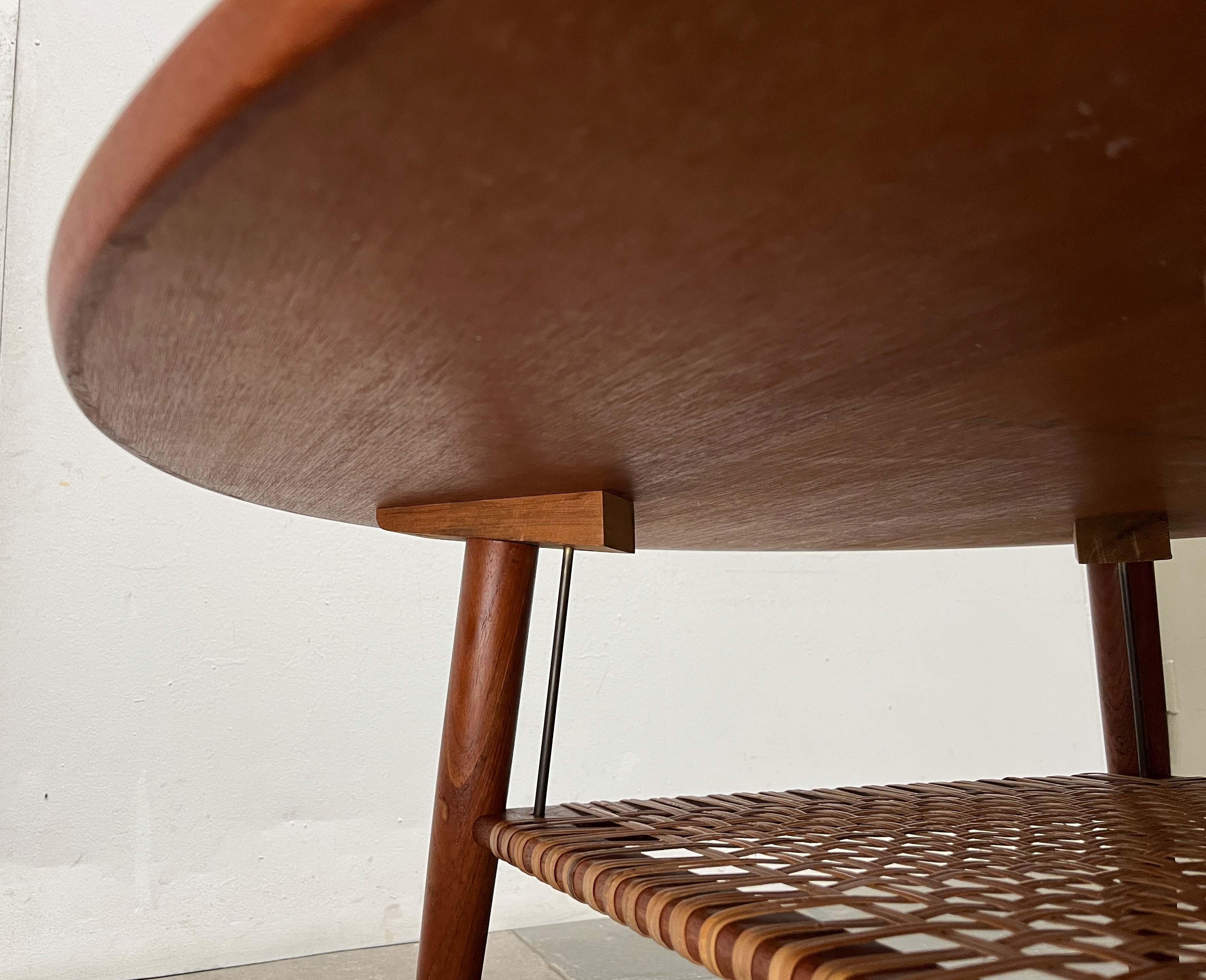 Metà XX secolo Tavolino da caffè in teak danese moderno di metà secolo, anni '60 in vendita