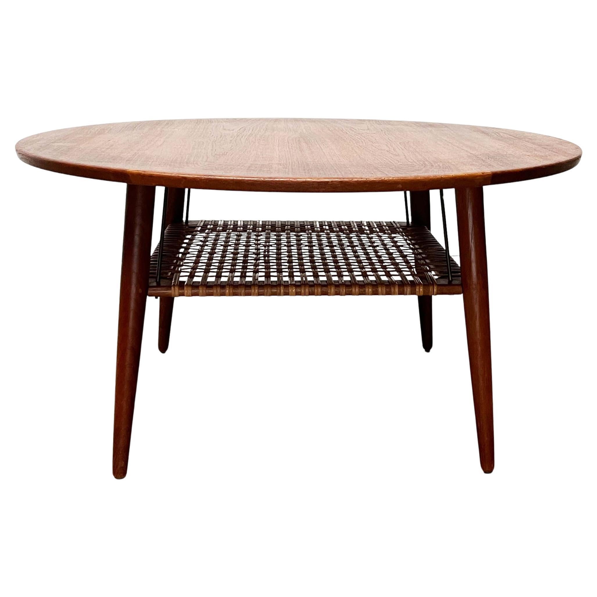 Tavolino da caffè in teak danese moderno di metà secolo, anni '60 in vendita