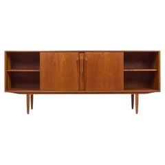 Credenza danese in teak in stile Mid-Century Modern di Axel Christensen