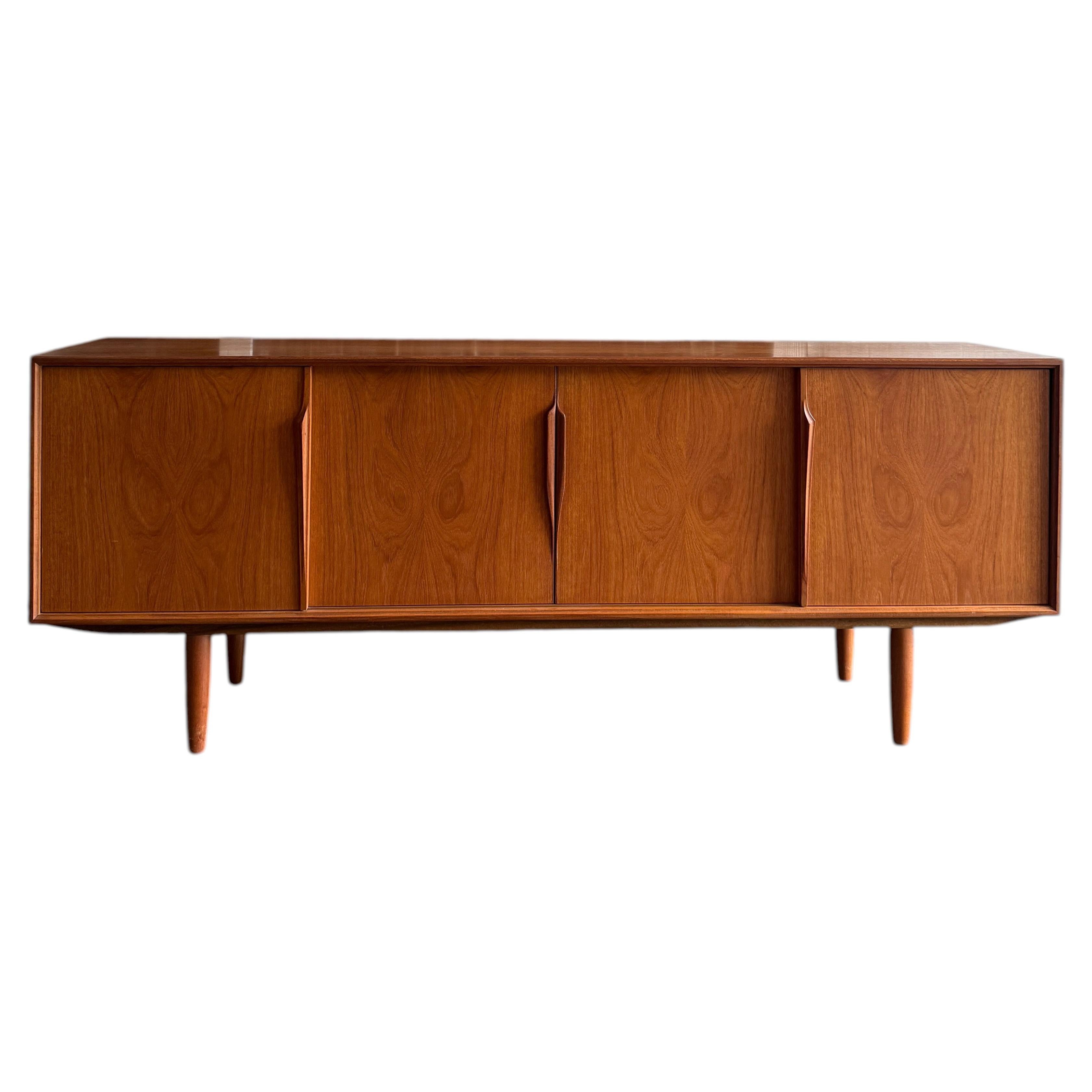 Mid Century Modern Danish Teak Credenza by Axel Christensen