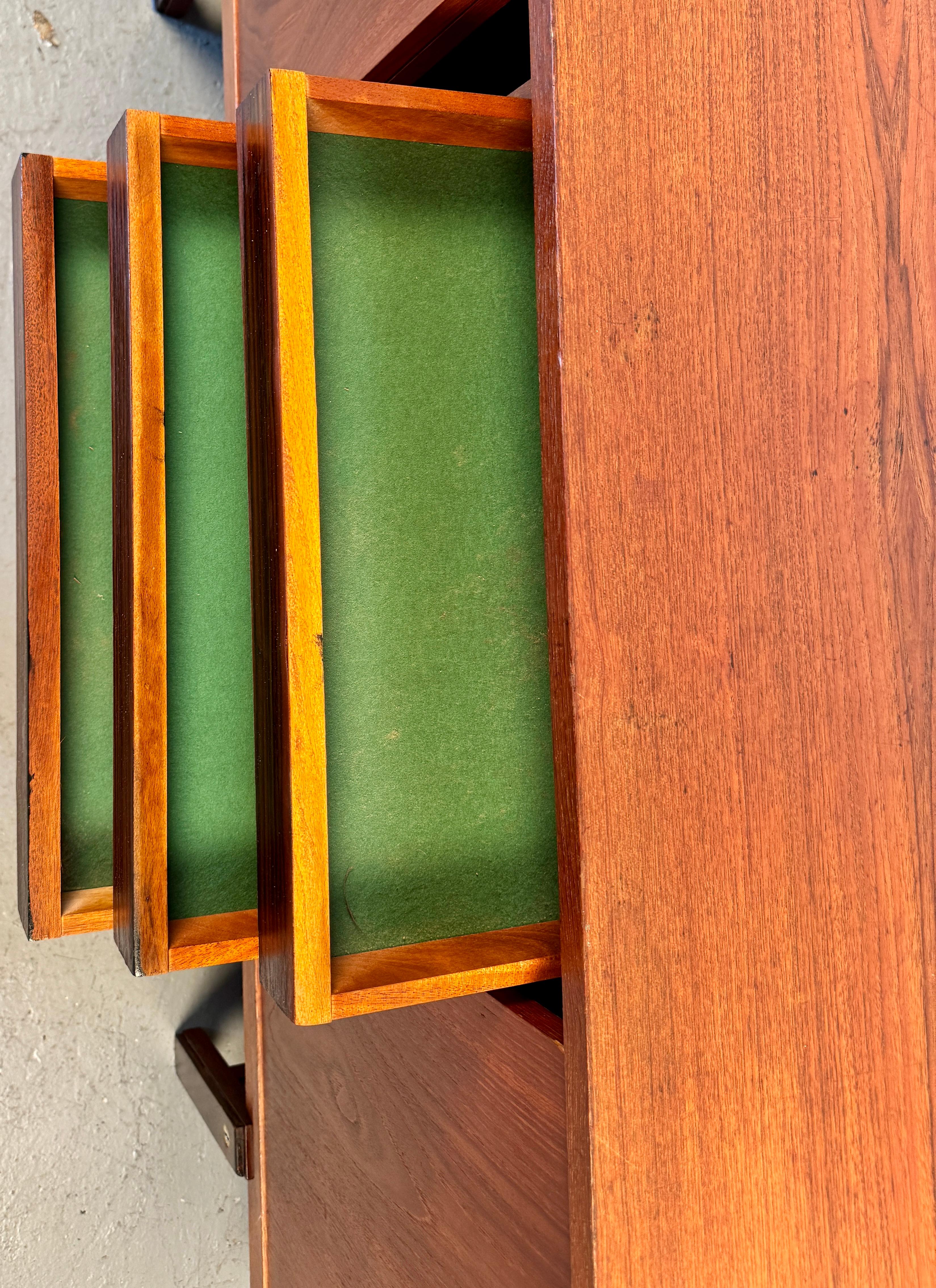 Mid Century Modern Danish Teak Credenza by Kofod Larsen For Sale 5
