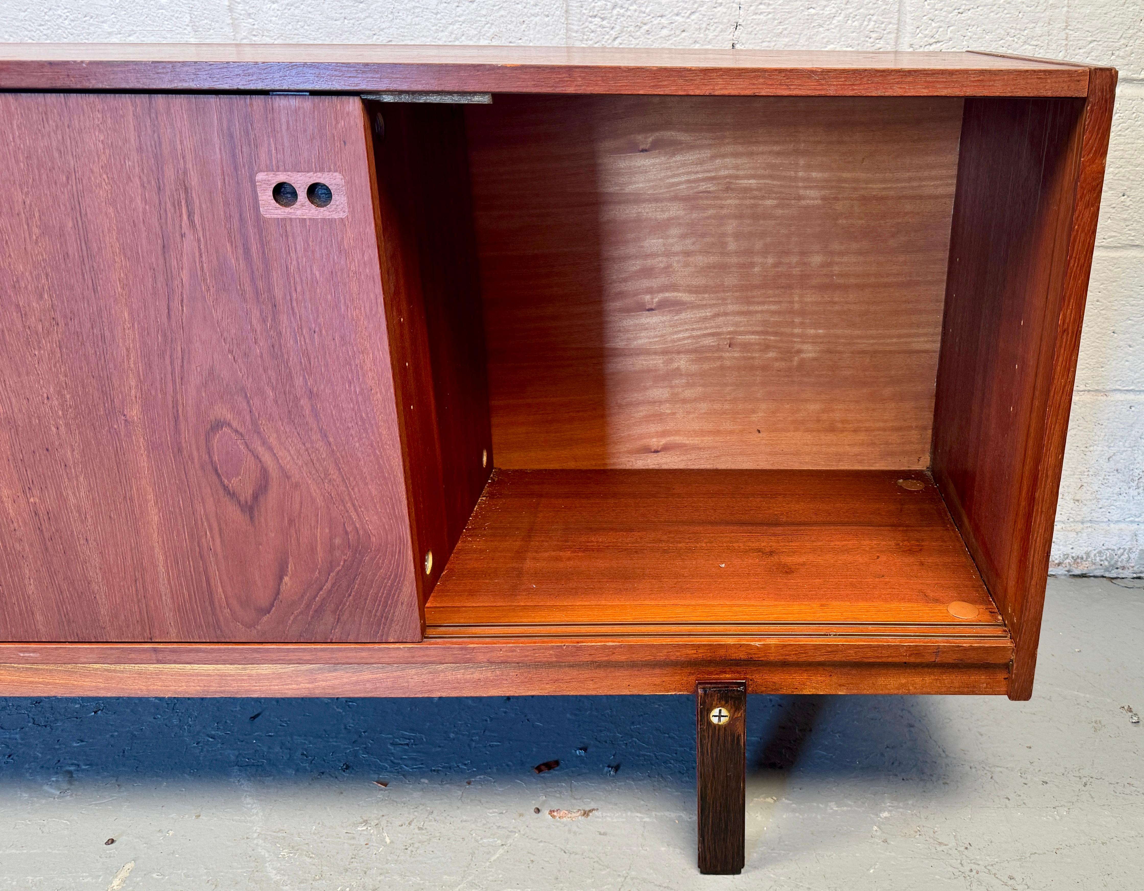 Mid Century Modern Danish Teak Credenza by Kofod Larsen For Sale 7