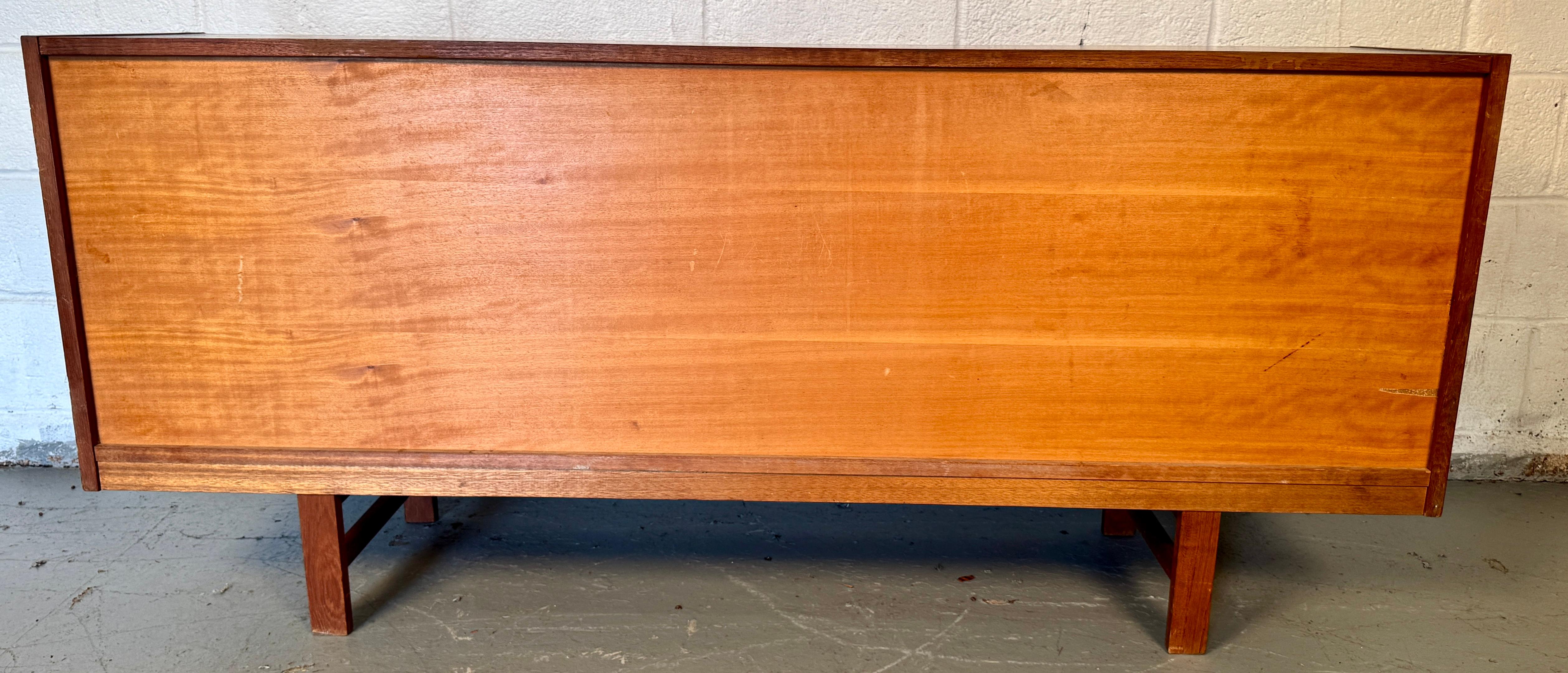 Mid Century Modern Danish Teak Credenza by Kofod Larsen For Sale 8
